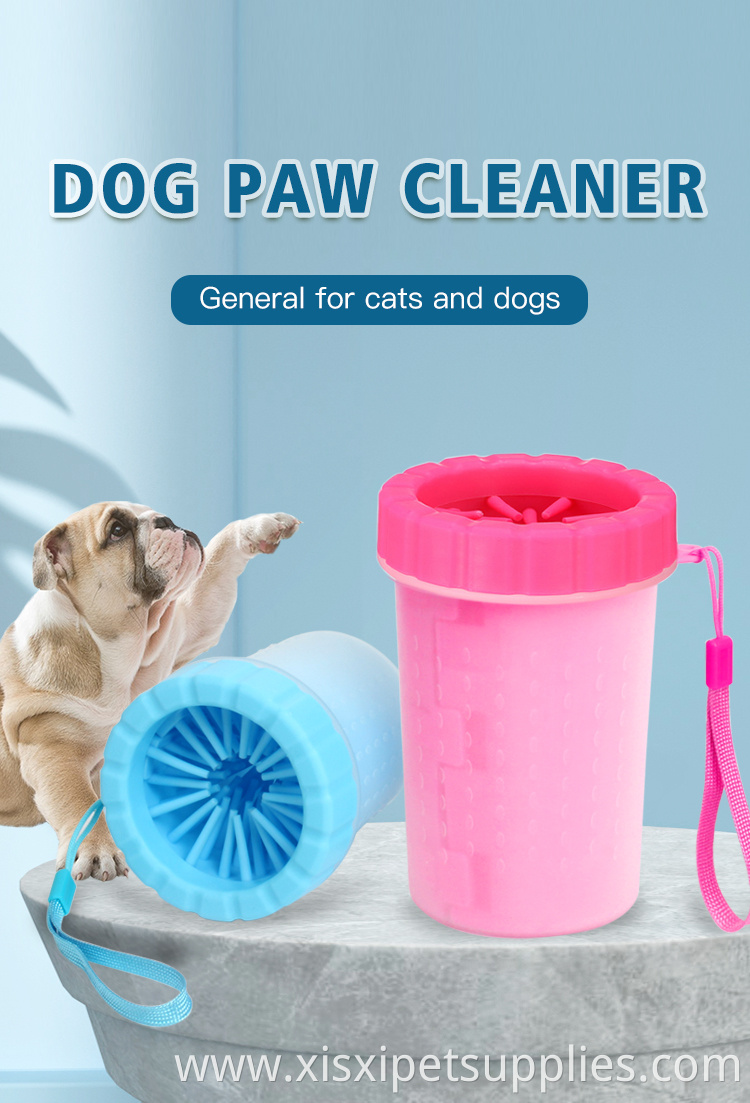 Factory Wholesale Outdoor Portable Silicone Pet Foot Cleaner Dog Paw Cleaner Cup